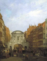 'Temple Bar from the Strand', London, 1873.