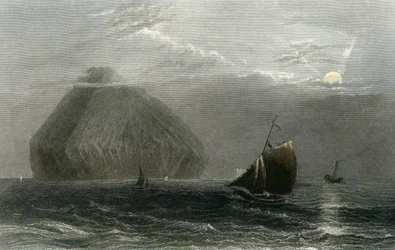 Ailsa Craig, gravert av J. T. Willmore