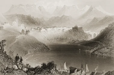 Clifden, Connemara, County Galway, Irland, fra 