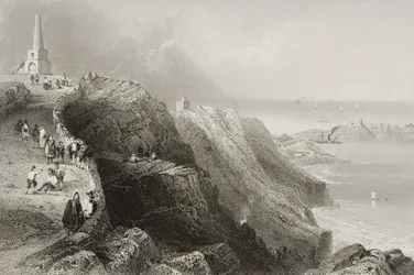 Killiney Hill, County Dublin, Irland, fra 