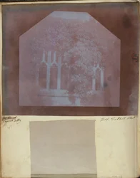 Detalj av klostergangene i Lacock Abbey