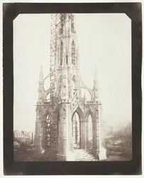 Scott Monument under bygging