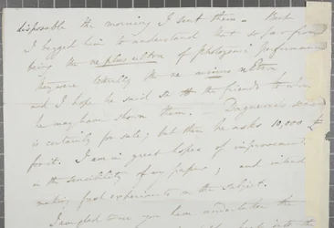 Signert brev fra William Henry Fox Talbot til James David Forbes, 1839