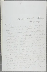 Signert brev fra William Henry Fox Talbot til James David Forbes, 1839