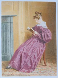 Mrs Gurney Hoare, ca. 1837 (blyant, wc og gouache på papir)