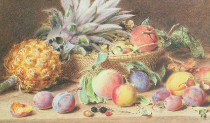Stilleben med frukt