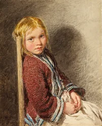 Den sjenerte sitter, ca. 1840