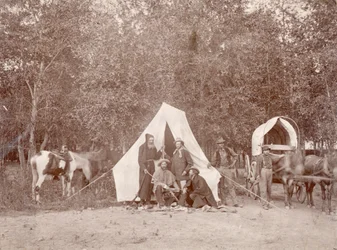 På en tur til Mount of the Holy Cross, 1874