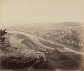 Towanda fra Table Rock, ca. 1895 (foto)