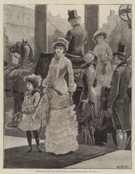 Ankomst til Royal Garden Party på Marlborough House