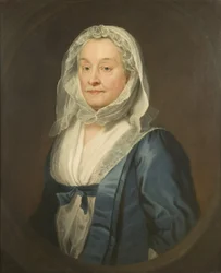 Portrett av fru John Jesser (olje på lerret)
