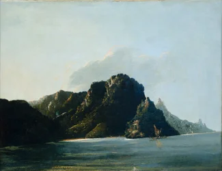 Utsikt over Resolution-bukten [Utsikt] i Marquesas-øyene