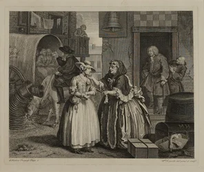 En prostituerte kvinnes karriere: Plate 1