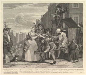 A Rakes Progress, Plate 4, 25. juni 1735.