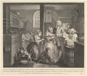 A Rakes Progress, Plate 5, 25. juni 1735.