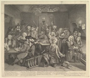 A Rakes Progress, Plate 6, 25. juni 1735.