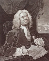 Gravering av Daniel Lock Esq av William Hogarth