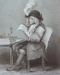 Gravering med tittelen 'The Politician' av William Hogarth