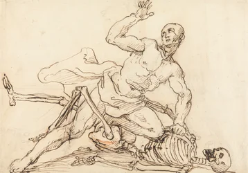 George Taylors epitafium: George Taylor Breaking the Ribs of Death