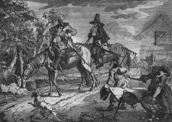 Hudibras Sallies Forth, Plate II, fra 