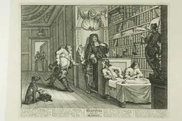Hudibras og advokaten, plate tolv fra Hudibras