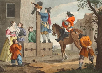 Hudibras leder Crowdero in Triumph, fra 
