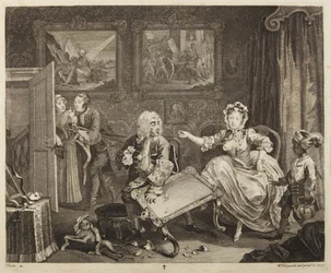 Plate 2 fra serien A Harlot