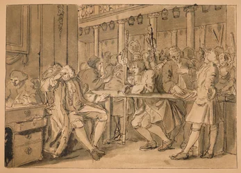 Skisse for industri og lediggang - Plate X, 1747