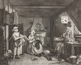 Den nødlidende poeten. 1736/40