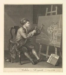 William Hogarth, Serjeant Maler til Hans Majestet, 1764.