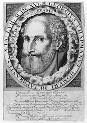 Portrett av George Chapman (ca. 1559-1634) ca. 1609-10