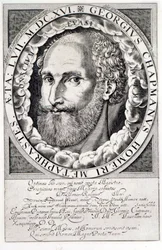 Portrett av George Chapman (ca. 1559-1634) ca. 1609-10
