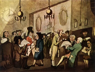 «Lloyd’s Coffee House, London», 1798, 1947