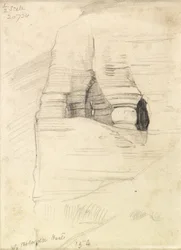 Steiner ved Wady Zuara, Dødehavet, 1854