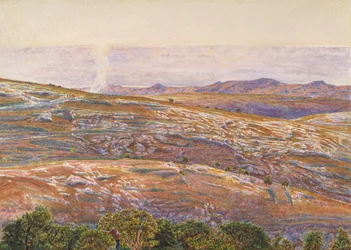 Dødehavet fra Siloam, 1861