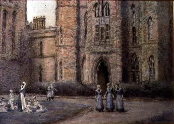 The Old Blind Asylum, Bristol (pastell på papir)