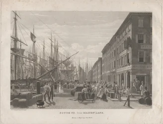 South St. fra Maiden Lane, 1834.