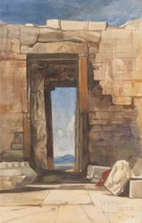 En døråpning på Akropolis, Athen