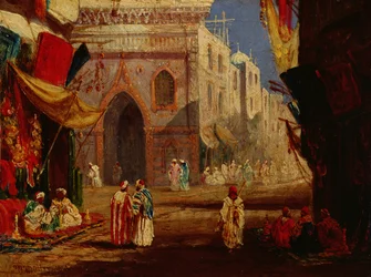 En gate i Kairo