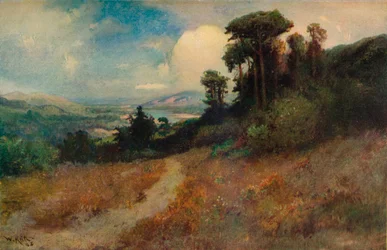 Nær munningen av Russian River, Sonoma County, California, c1878