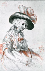 Portrett av en dame, 1905.