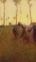 Hay Time (olje på lerret)