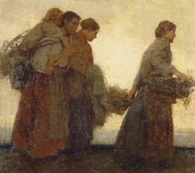 On the Dykes, ca. 1910 (olje på lerret)