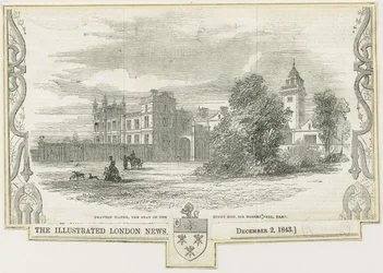 Drayton Bassett - "Drayton Manor": tresnittgravering, og [c 1843]