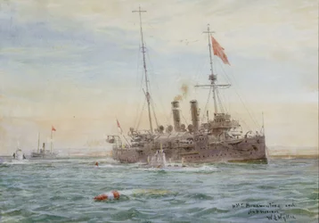 #39;HMS Bonaventure og ubåter#39; RMG PW2083