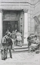 Børsinngang i Capel Court, 1891