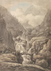 En chaisse som passerer gjennom Alpene