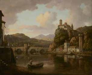 Slott ved Rhône-elven, Frankrike