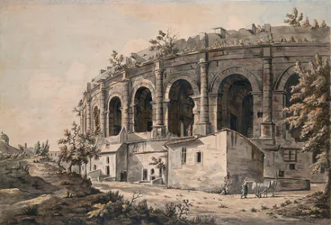 Amfiteateret i Nîmes, Sør-Frankrike