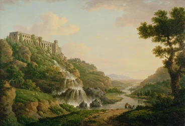 The Villa of Maecenas Tivoli, ca. 1770 (akvarell)